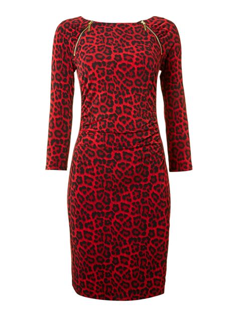 sims 4 michael kors custom content|RED Leopard Dress (4 Color) .